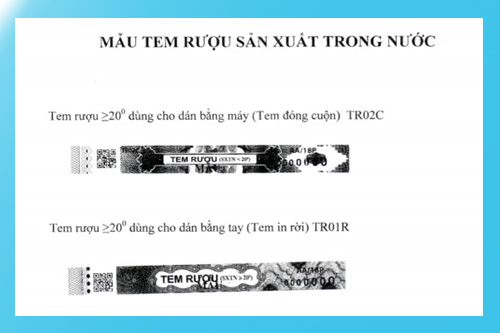 Phát hành 2 loại tem rượu sản xuất trong nước năm 2018