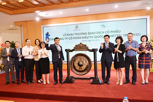 Viettel Global tăng trần trong phiên đầu tiên chào sàn