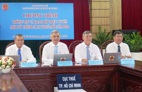 Cục Thuế TP. Hồ Chí Minh đối thoại gỡ vướng trực tuyến cho doanh nghiệp