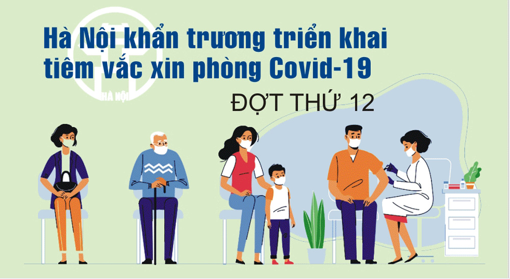 Infographic: Hà Nội khẩn trương triển khai tiêm vắc xin phòng Covid