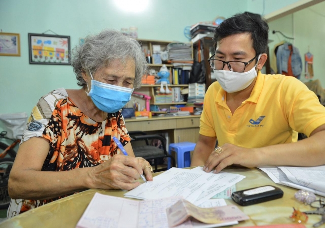 Chi trả lương hưu, trợ cấp bảo hiểm xã hội tháng 9, 10 tại nhà
