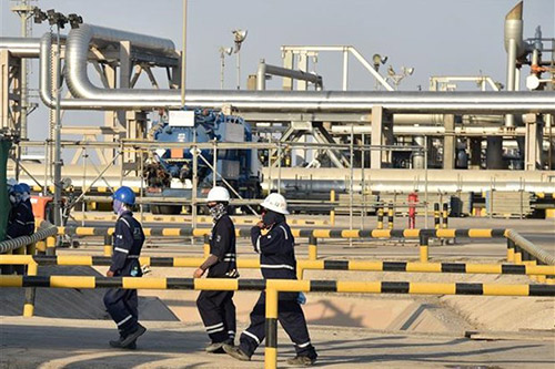 Một cơ sở lọc dầu ở Saudi Arabia.