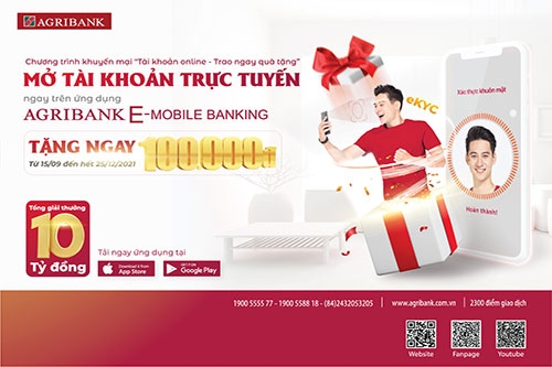 Mở tài khoản trực tuyến Agribank ‘ghi điểm’ với người dùng