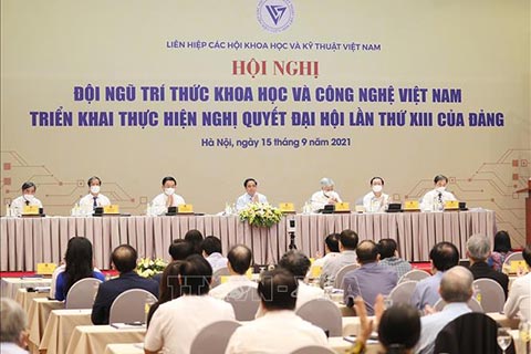 Thủ tướng Phạm Minh Chính dự Hội nghị Liên hiệp các Hội Khoa học và Kỹ thuật Việt Nam.