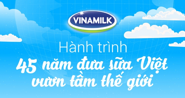 Hành trình 45 năm ghi dấu ấn thương hiệu của Vinamilk trên thế giới