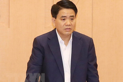 Cựu Chủ tịch Ủy ban Nhân dân thành phố Hà Nội Nguyễn Đức Chung.
