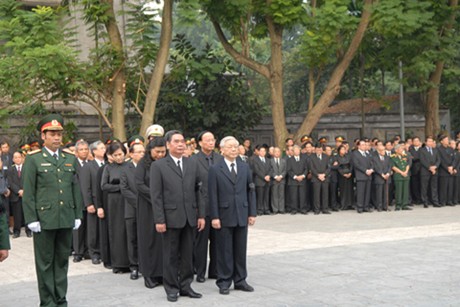 Lãnh đạo Đảng, Nhà nước viếng Đại tướng Võ Nguyên Giáp