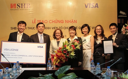 SHB trở thành thành viên của tổ chức thẻ quốc tế VISA