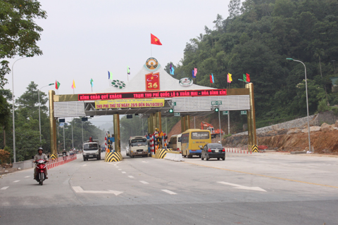 Chuẩn bị thu phí Quốc lộ 6 đoạn Xuân Mai - Hòa Bình