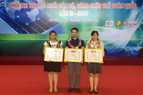 Vinh danh đoàn Bộ Tài chính tại Hội thi tin học khối cán bộ, công chức trẻ