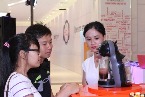 Nestlé Việt Nam ra mắt sản phẩm máy pha cà phê Mini Me