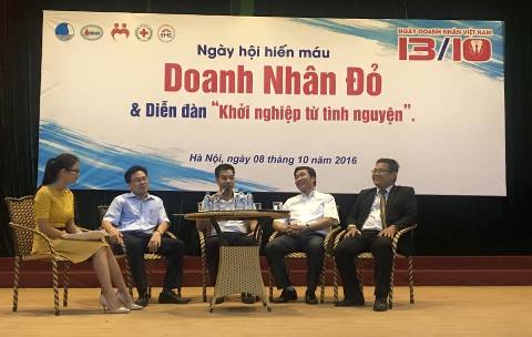 Ngày hội hiến máu ‘Doanh nhân đỏ’ năm 2016