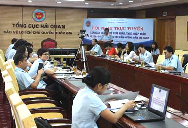 Hội nghị trực tuyến triển khai Luật thuế xuất khẩu, nhập khẩu