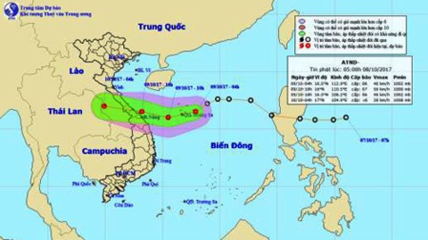 Khẩn cấp ứng phó áp thấp nhiệt đới có khả năng mạnh lên thành bão