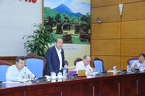 Phó Thủ tướng Trương Hoà Bình chủ trì cuộc họp