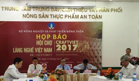 Hội chợ Làng nghề Việt Nam 2017 sẽ diễn ra tại Hà Nội