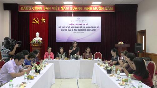 Việt Nam đăng cai hội nghị khoa học nữ khu vực châu Á