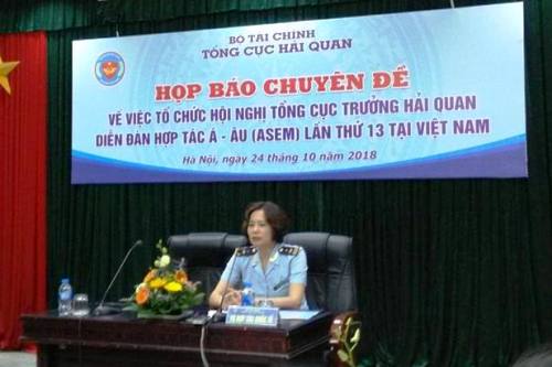 Việt Nam đăng cai tổ chức Hội nghị Tổng cục trưởng Hải quan ASEM