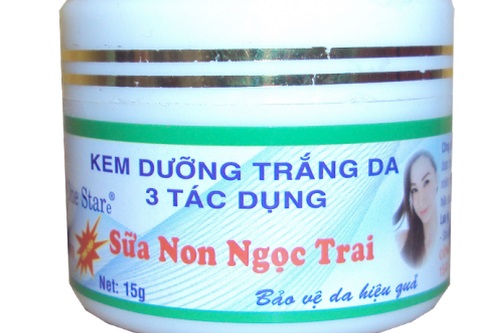 Thu hồi kem dưỡng trắng da 3 tác dụng sữa non ngọc trai