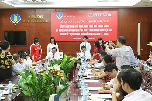 dau an agribank trong 10 nam xay dung nong thon moi