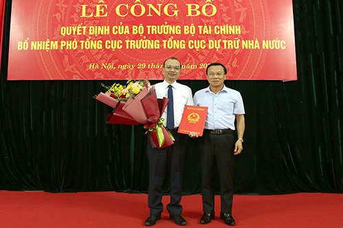 Ông Phạm Vũ Anh được bổ nhiệm làm Phó Tổng cục trưởng Tổng cục Dự trữ Nhà nước