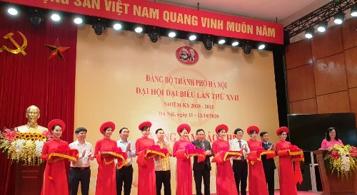 Khai trương Trung tâm báo chí Đại hội lần thứ XVII Đảng bộ thành phố Hà Nội