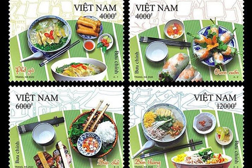 Phát hành bộ tem "Ẩm thực Việt Nam"