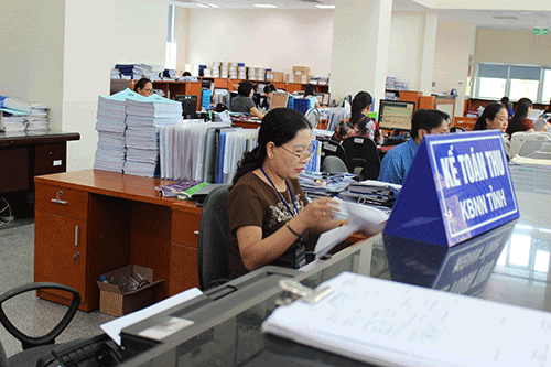 718 đơn vị dự toán cấp I đã gửi báo cáo tài chính đến Kho bạc Quảng Trị