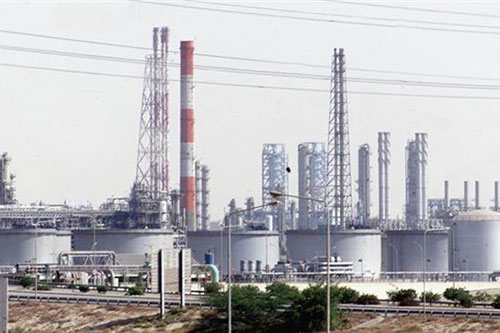 Một cơ sở khai thác dầu ở thành phố Jubail (Saudi Arabia).