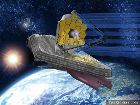 5. James Webb Space Telescope (kính viễn vọng không gian James Webb)&amp;#58; chi phí ước tính 8.8 tỷ USD