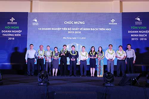 Điểm công bố thông tin và minh bạch năm 2016 cao hơn năm 2015