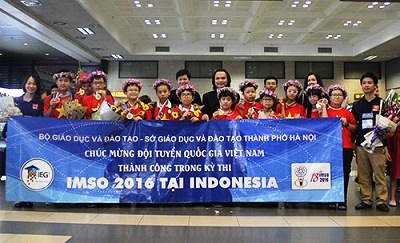 Đội tuyển Toán Việt Nam đứng đầu cuộc thi Olympic quốc tế