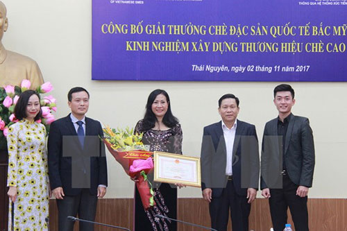 Chè Thái Nguyên đoạt giải đặc biệt tại Cuộc thi chè Bắc Mỹ 2017