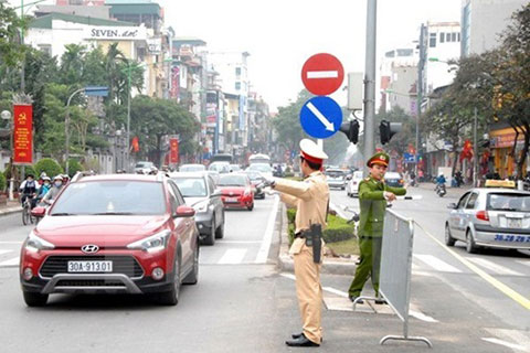 Hà Nội phân luồng giao thông để phục vụ các hoạt động APEC 2017