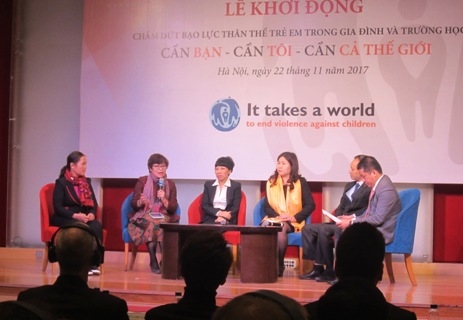khoi dong sang kien toan cau ve cham dut bao luc tre em
