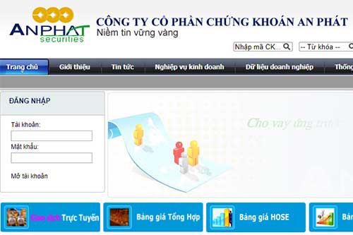 Vi phạm về quản trị công ty, Chứng khoán An Phát bị phạt