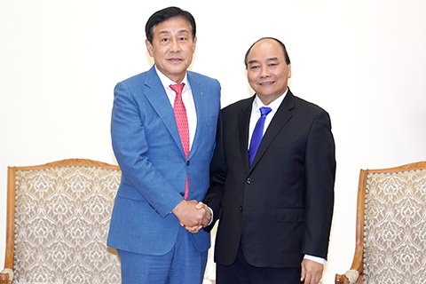 Thủ tướng tiếp Tập đoàn Tài chính Hana, Hàn Quốc
