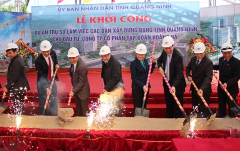quang ninh khoi cong tru so lam viec khoi co quan doan the