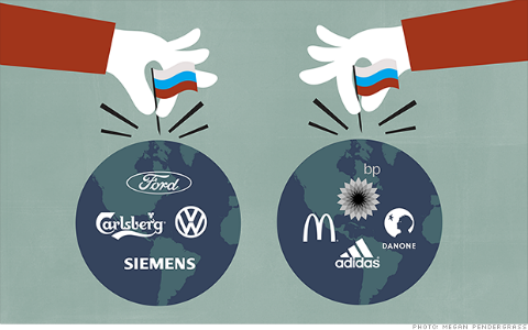 Những thương hiệu bị ảnh hưởng nặng nề nhất từ cuộc khủng hoảng của Nga