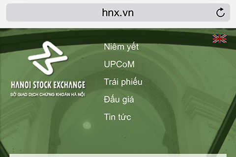 HNX ra mắt website phiên bản mobile tốc độ cao