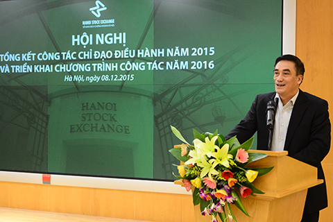 Năm 2015, HNX tăng trưởng trên nhiều mảng thị trường