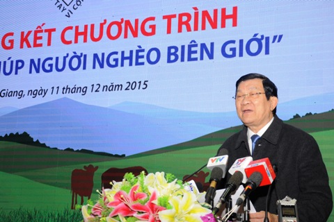 Hoàn thành việc trao 24.000 con bò giống đến người nghèo biên giới