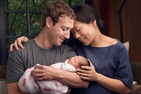 Tháng 12&amp;#58; Mark Zuckerberg trở thành cha và tuyên bố về khoản từ thiện khổng lồ