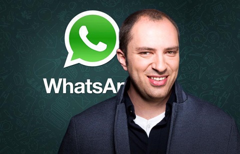 4- Facebook (WhatsApp)&amp;#58; Jan Koum – 560,7 triệu USD