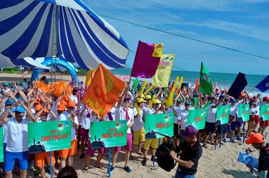 pvfcco to chuc chuong trinh teambuilding