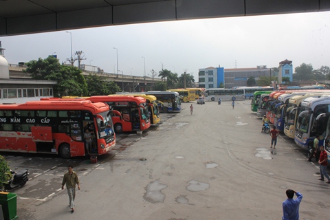 Từ 2/1/2017, Hà Nội sẽ điều chuyển luồng tuyến xe khách