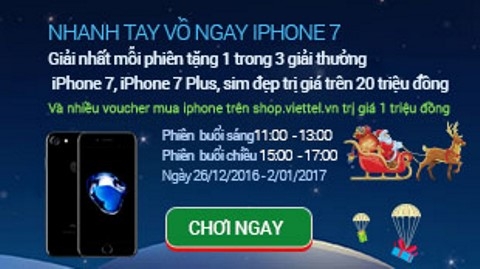 viettel to chuc cuoc thi nhanh tay nhanh mat bat iphone 7