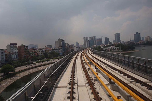 Xây dựng lại kế hoạch chạy thử nghiệm đường sắt trên cao Cát Linh - Hà Đông