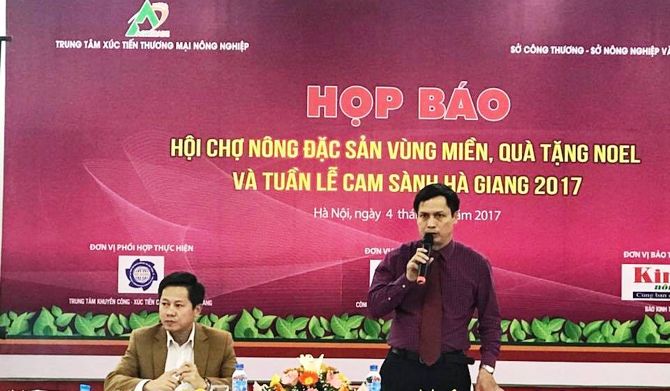 Cam sành Hà Giang quảng bá thương hiệu tại Hà Nội