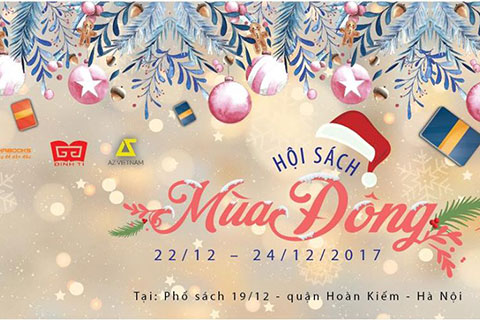 Hội sách mùa Đông 2017 hòa cùng không khí Giáng sinh